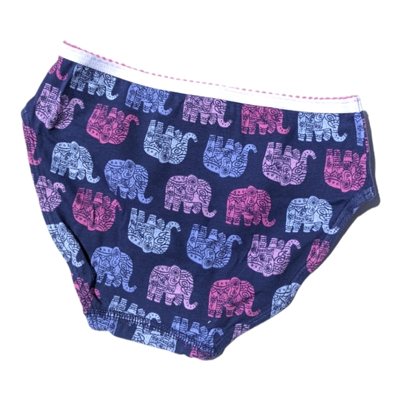 Gymboree Girls S 5-6 Paisley/Elephant/Blue Underwear (3) - Picture 7 of 11